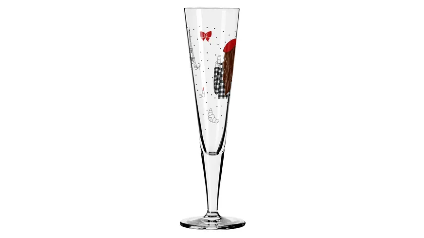 RITZENHOFF Champusglas Paris Edition von Lea Stuhldreier H23 Mehrfarbig