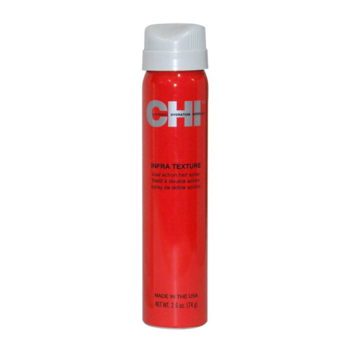Laca para el cabello CHI Infra Texture de doble acción, 74 gramos.