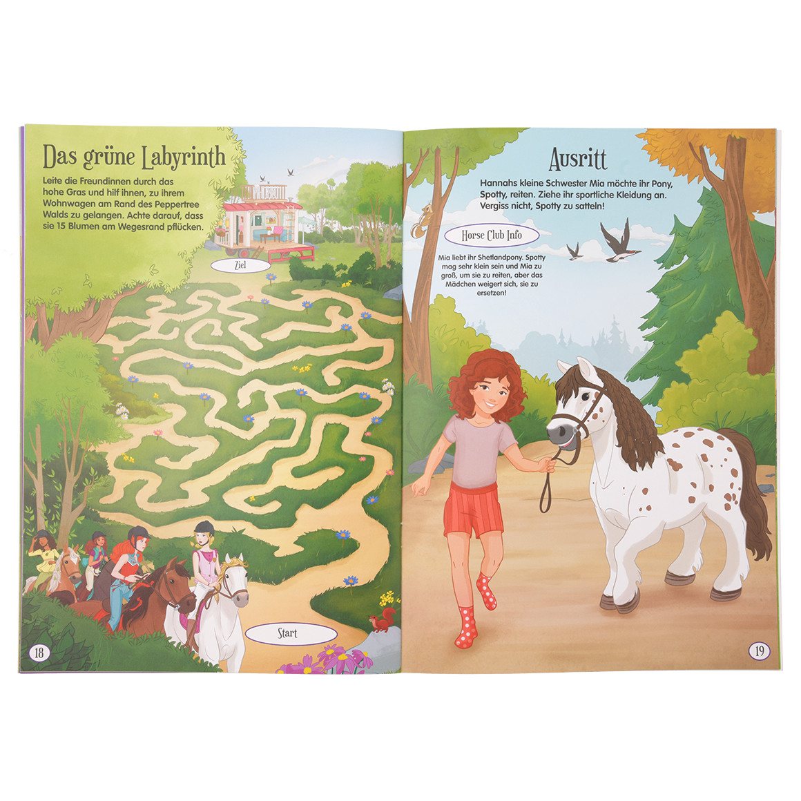 Schleich Stickerbuch mit Anziehstickern