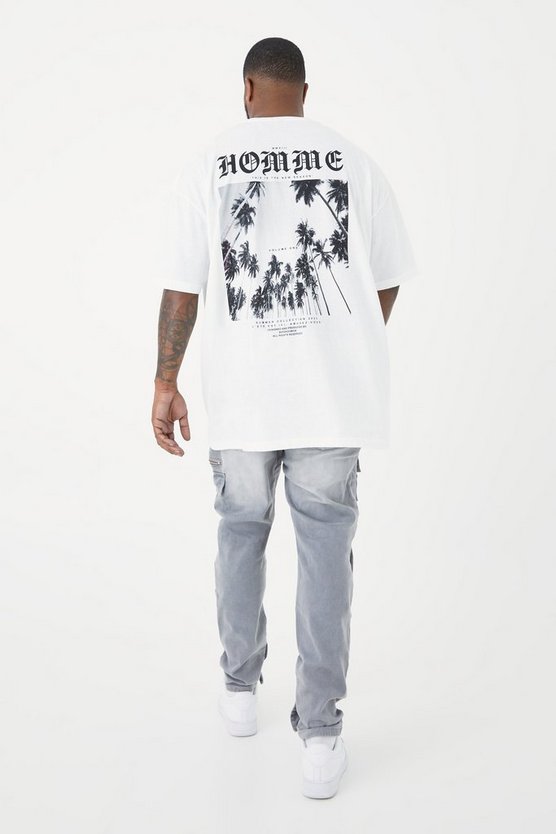 Plus Skinny Stretch Cargo-Jeans mit Taschen