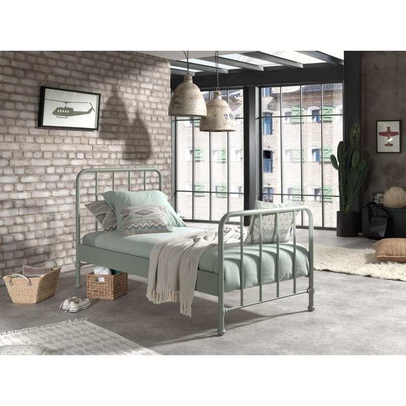 Lit 90x200cm Bronxx vert olive