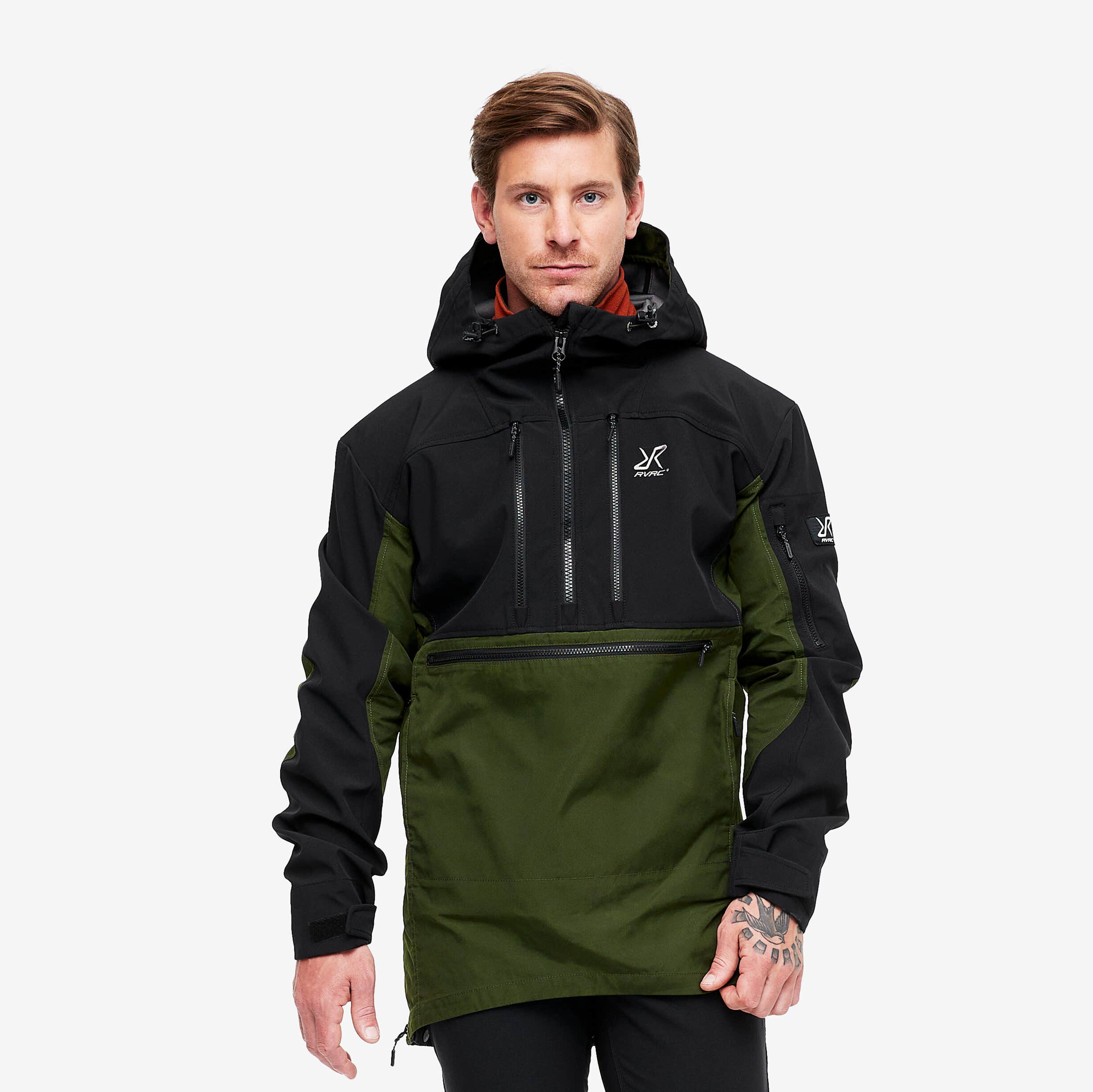 Outdoor Anorak Homme Forest Green