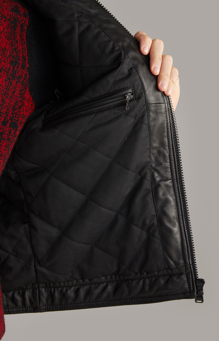 Lederjacke Baldo in Schwarz