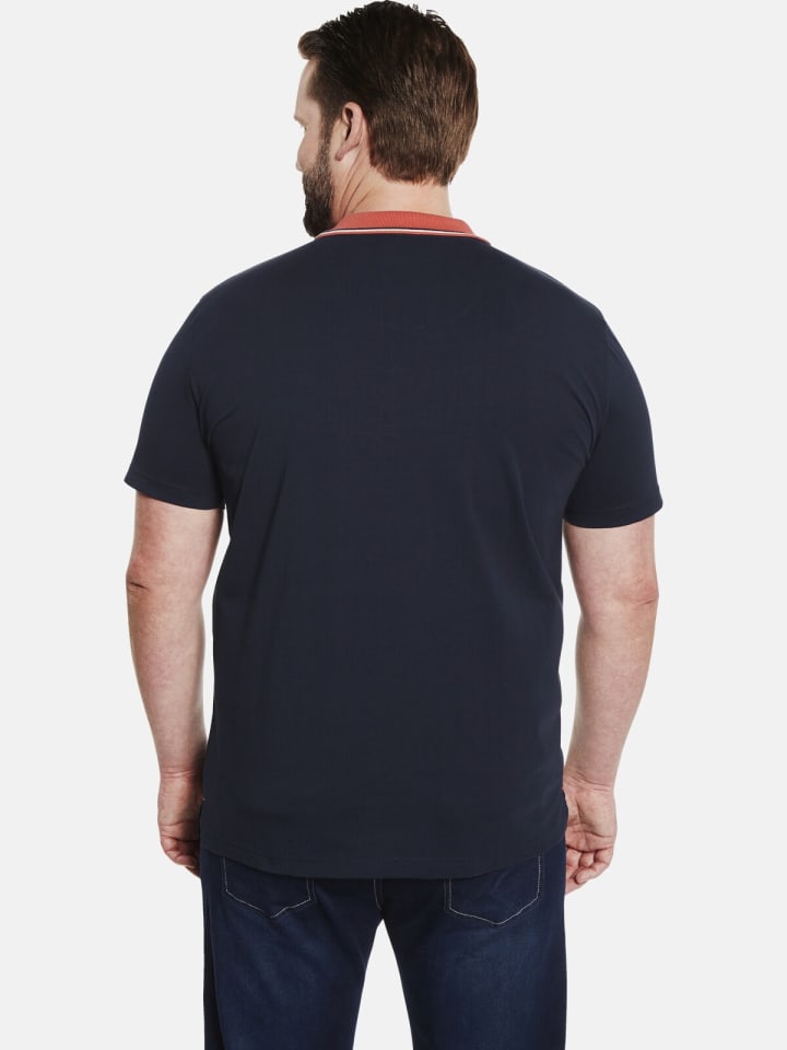 Charles Colby Doppelpack Poloshirt EARL LENN in rot dunkelblau günstig kaufen