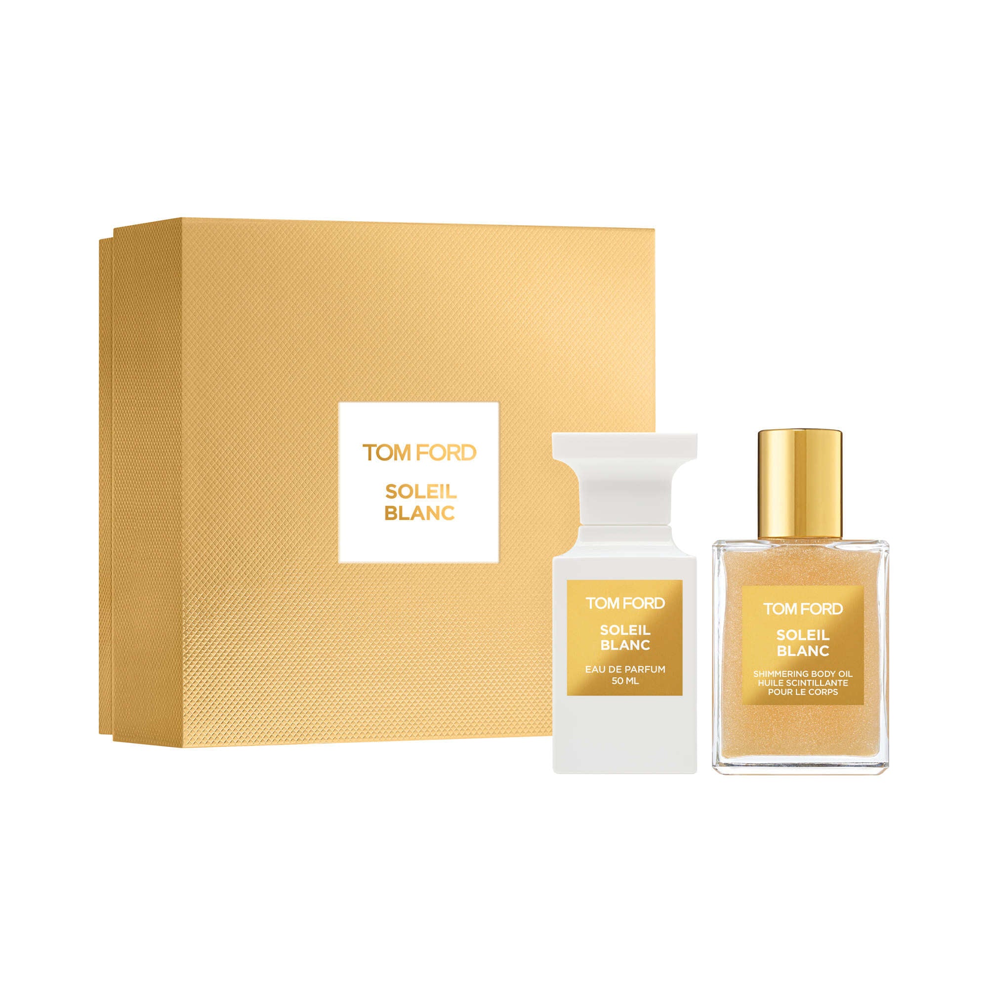 Private Blend Collection Soleil Blanc - Private Blend parfimērijas ūdens komplekts ar ķermeņa eļļu - sieviešu smaržu komplekts, vīriešu smaržu komplekts, unisex parfimērijas ūdens, parfimērijas ūdens