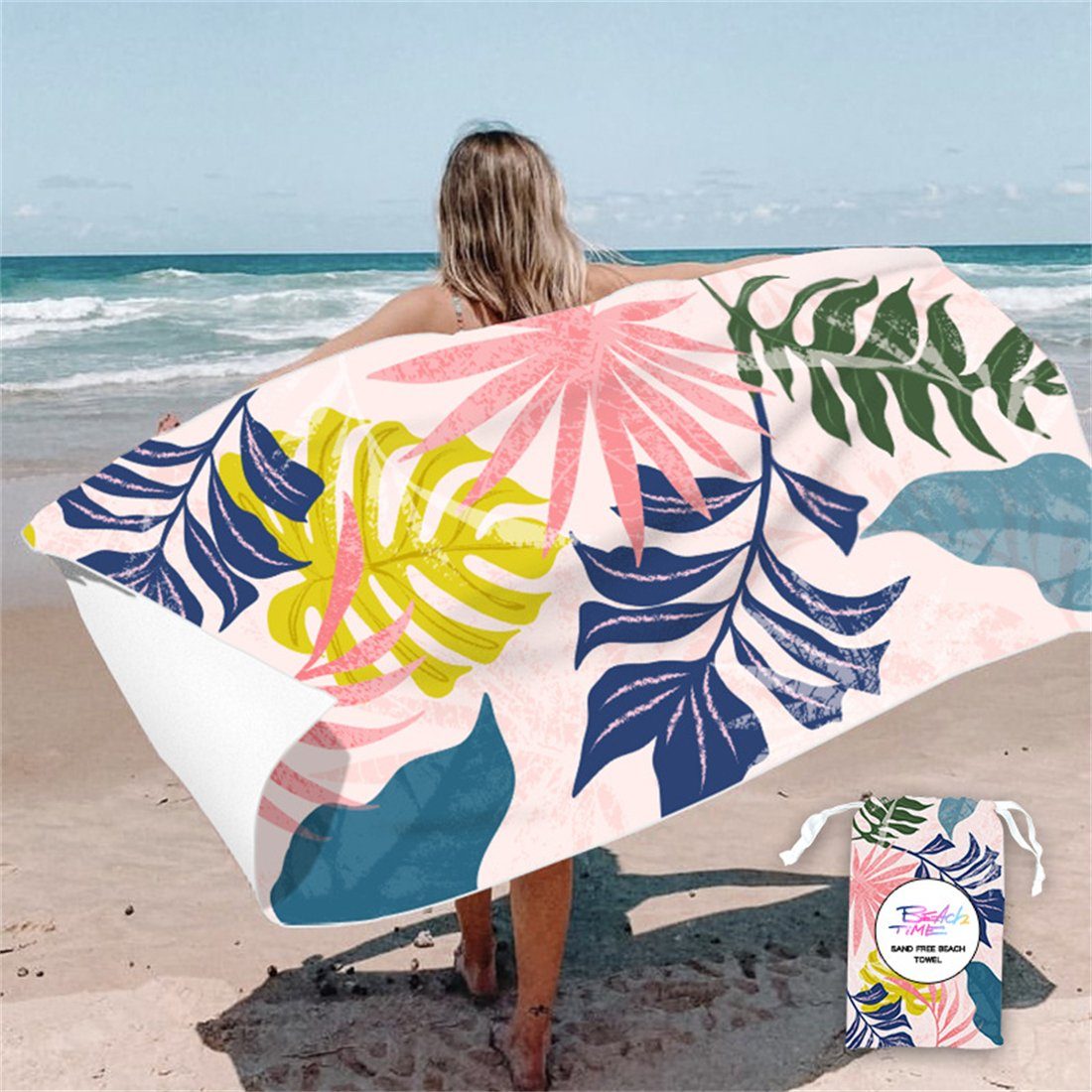 YOOdy~ Strandtücher Strandtuch,strandhandtuch (1-St), 80 x 160 cm,schnell trocknet