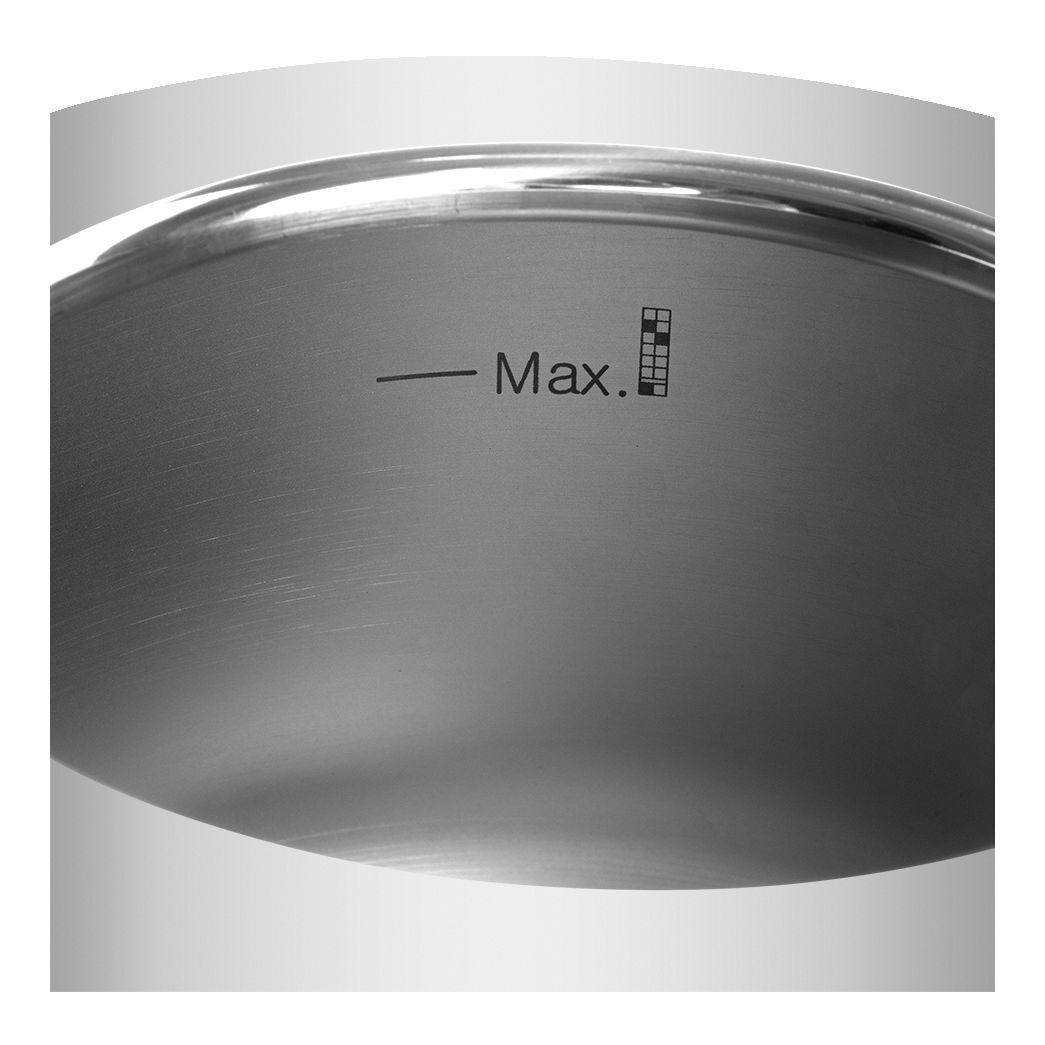 Kessel 16 cm, 18/10 Edelstahl, Silber