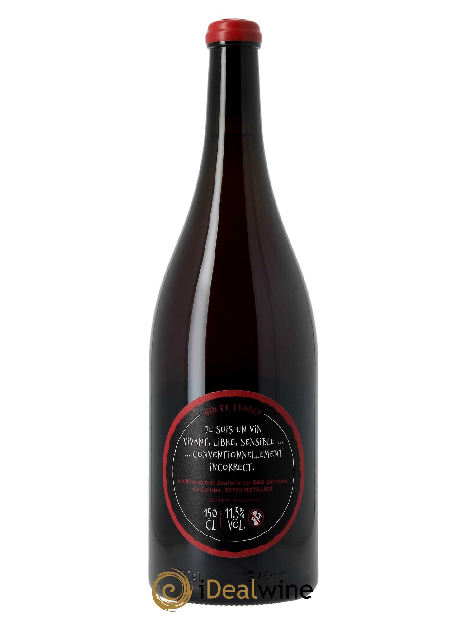 Vin de France Pirie Zeroine  2021 - Lot de 1 Magnum