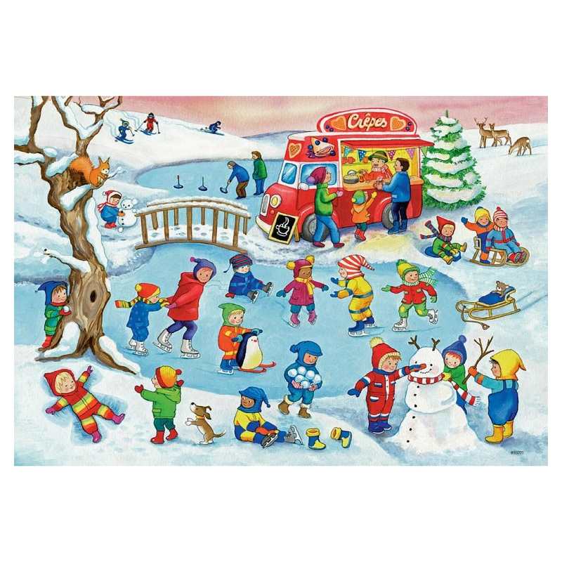 Puzzles Loisirs au lac 2x 24 pièces