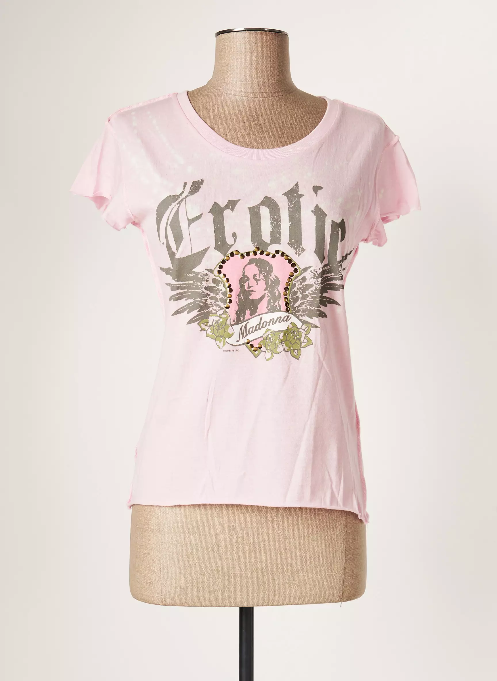 Madonna Tshirts Femme couleur rose