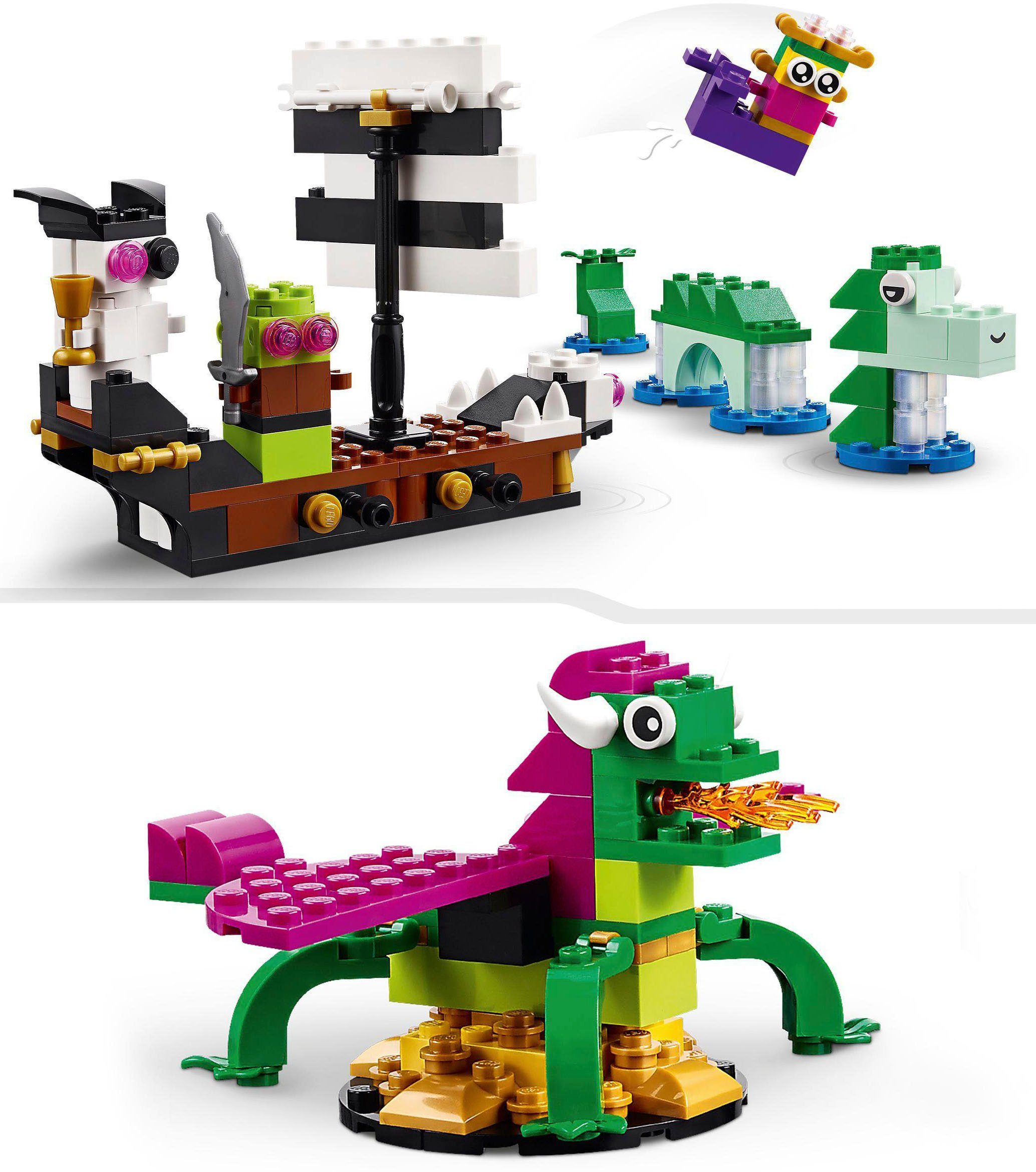 LEGO® Konstruktionsspielsteine Fantasie-Universum Kreativ-Bauset (11033), LEGO® Classic, (1800 St), Made in Europe