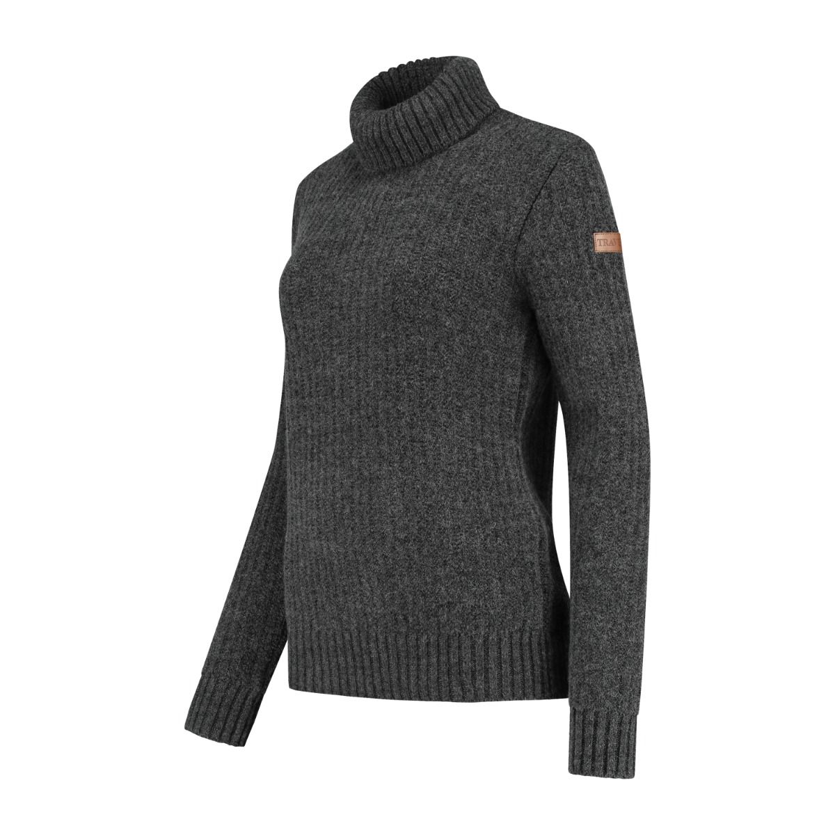 Travelin' Coll Boda dunkelgraue Damen Pullover