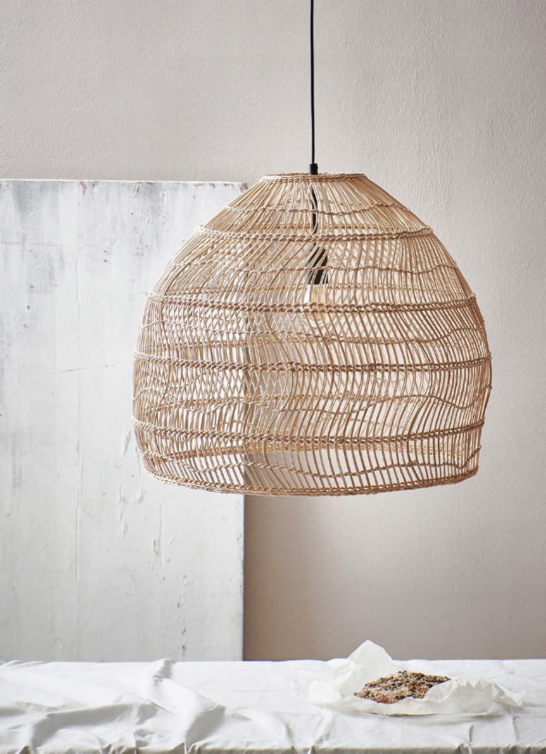 HKliving Wicker-riippuvalaisin keskikokoinen 50 x Ø60 cm
