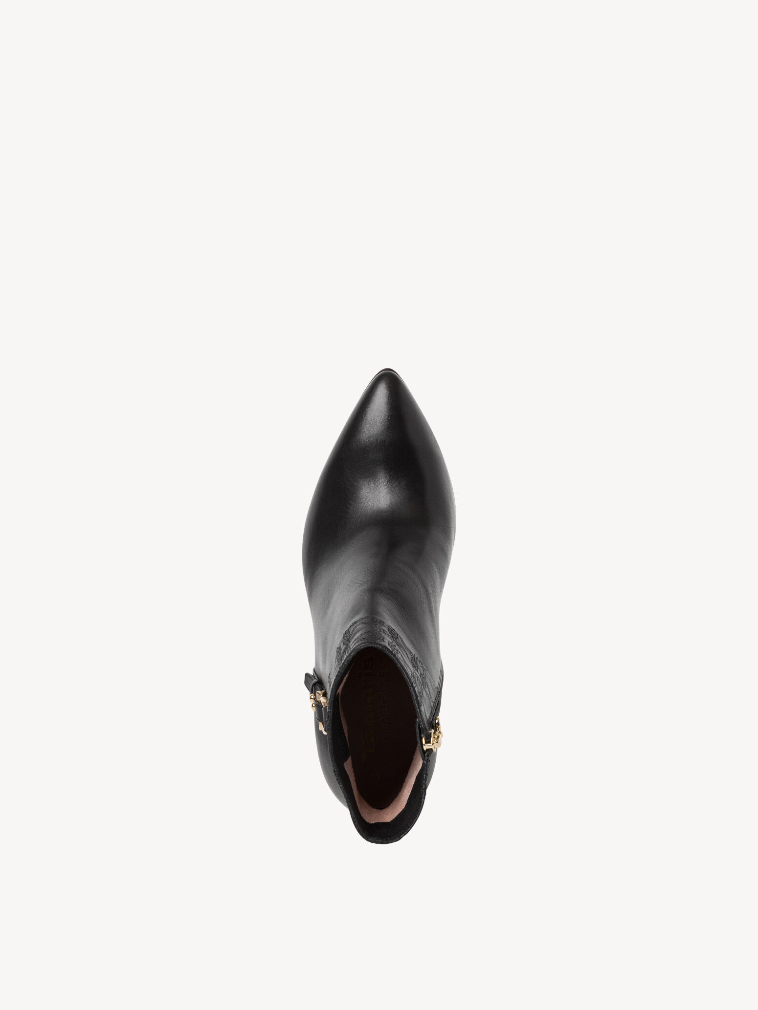 Bottine en cuir - noir