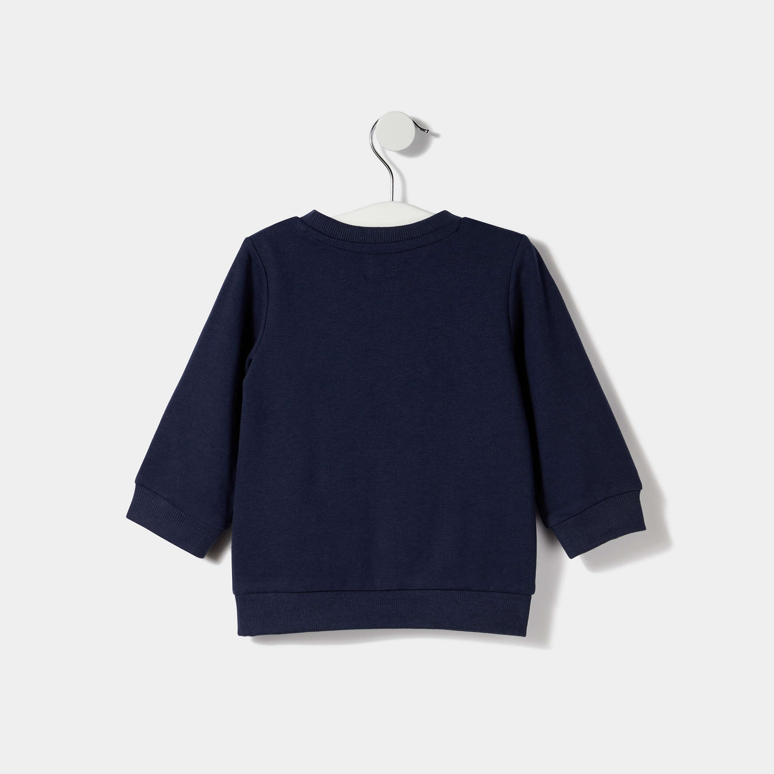 Sweat manches longues bleu marine bébé garçon | La Halle