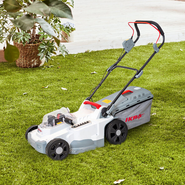 Akku-Rasenmäher ICM 2/2037, 2x20V inkl. Akku und Ladegerät