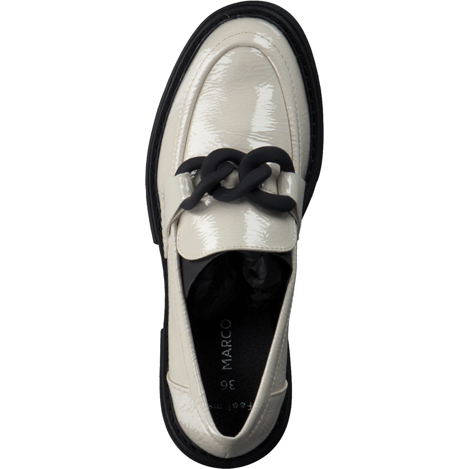 Marco Tozzi 24705, Mokassins, Damen, CREAM PAT. CB.