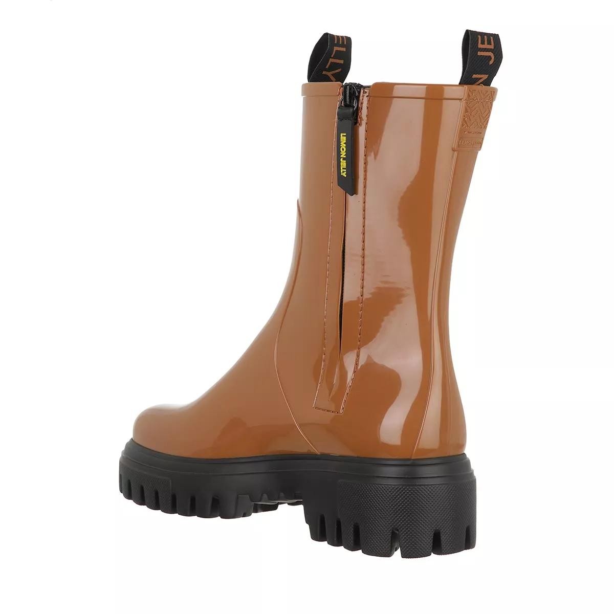 LEMON JELLY Stiefeletten braun Regenstiefel