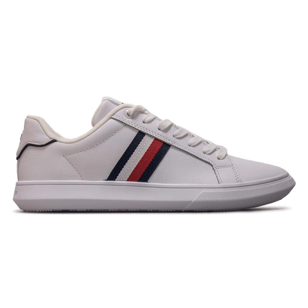 Tommy Hilfiger Corporate Leather Cup FM0FM04732 YBS / weiss