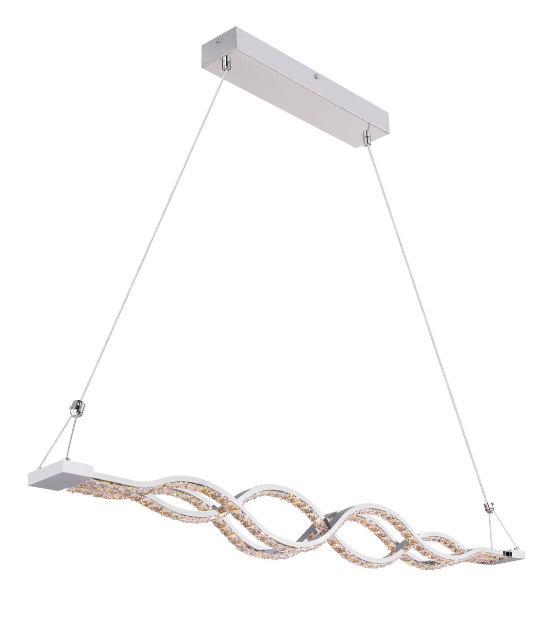 Globo Lighting - PILLA - Hängeleuchte Metall verchromt, LED