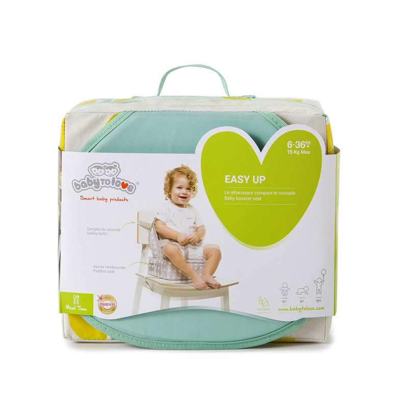 Rehausseur de chaise Easy Up citron Babytolove