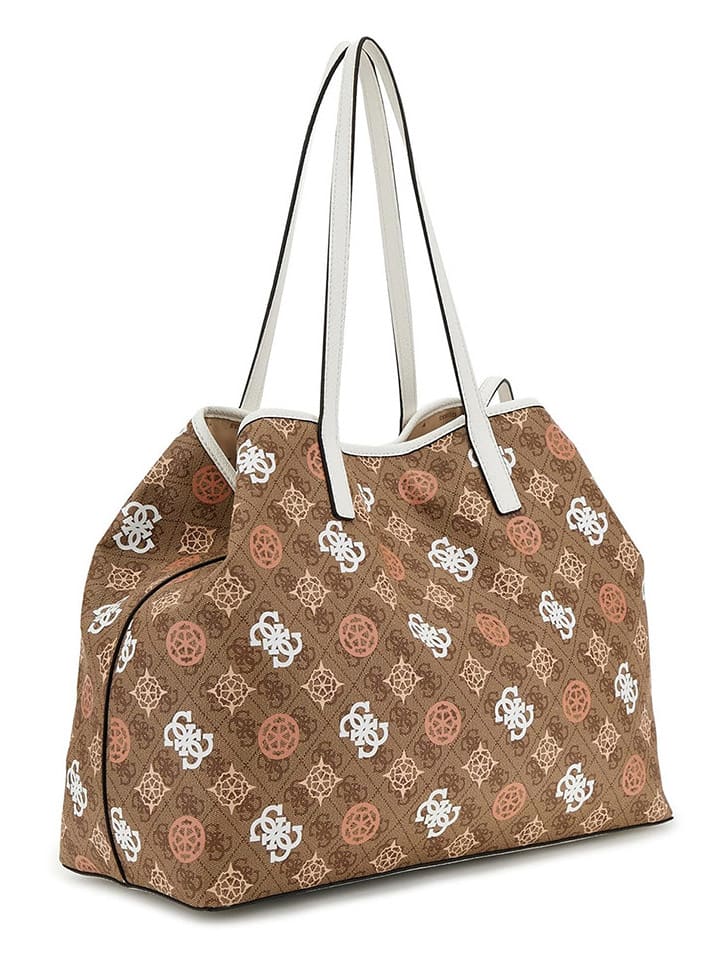 Guess Schultertasche in Hellbraun - (B)40 x (H)31 x (T)16 cm günstig kaufen onesize
