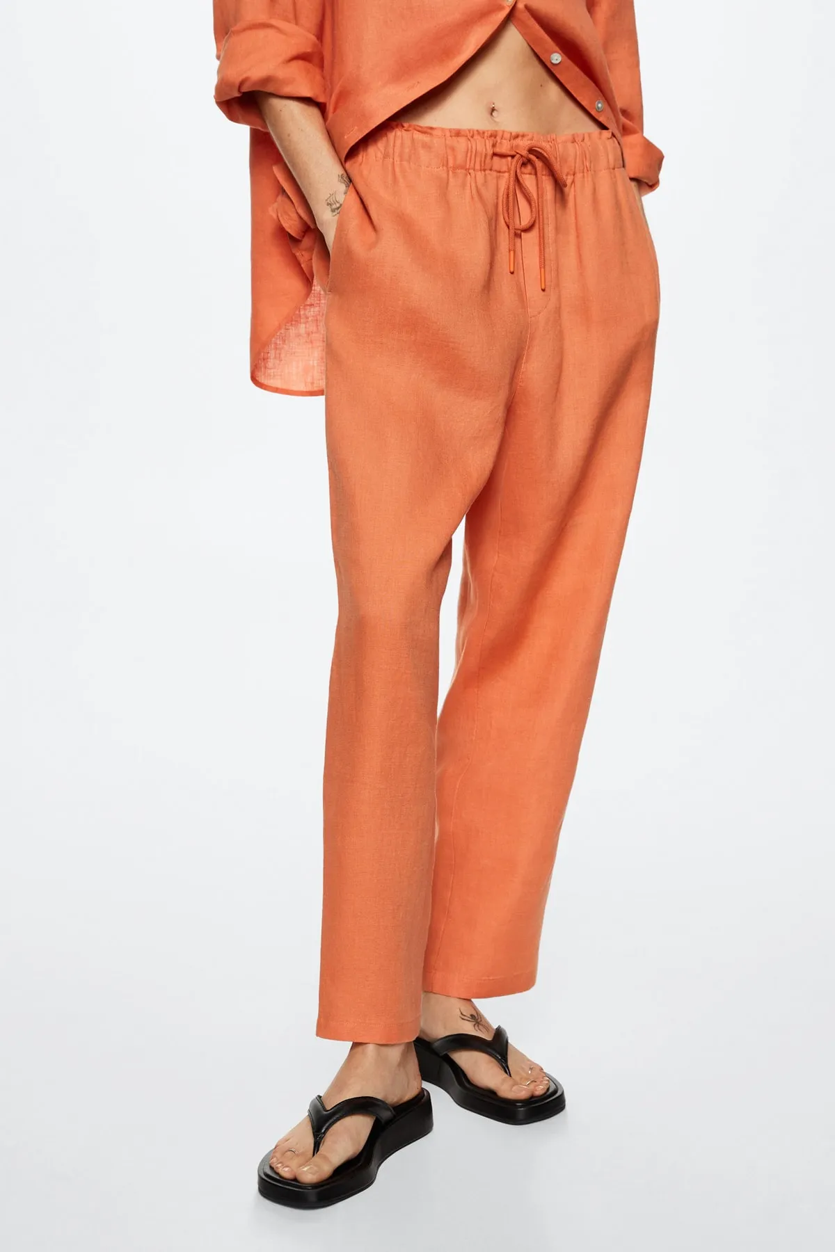 MANGO  Orange Damenhose 27067105