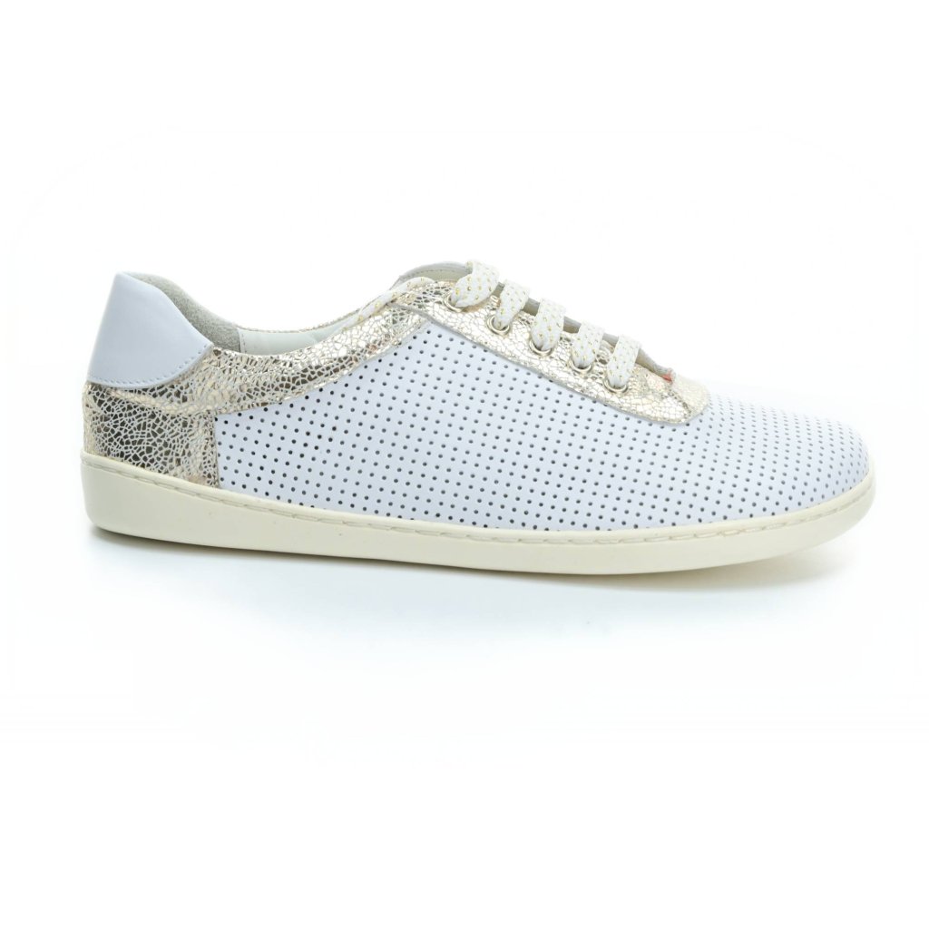 Zaqq Qooqy White Barfuß-Halbschuhe