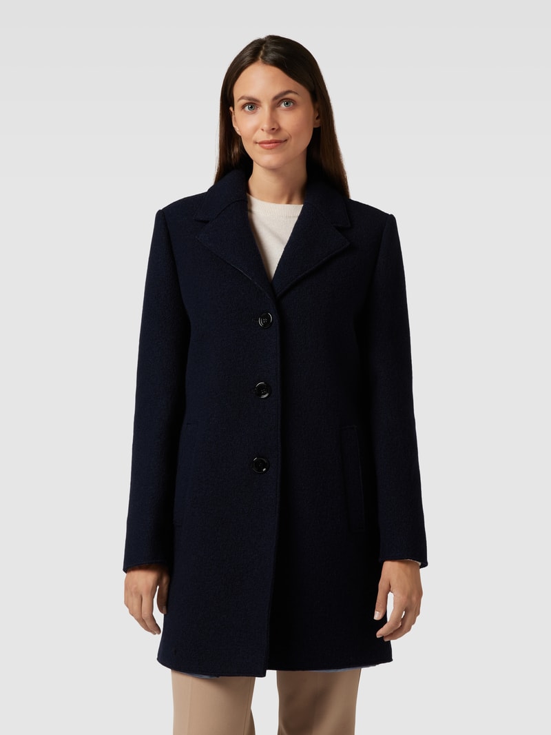 Jacke mit Knopfleiste in marineblau