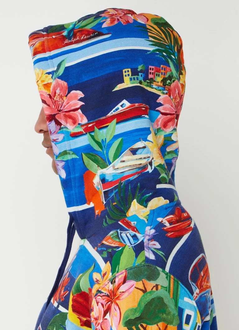 Ralph Lauren Hoodie with floral print and stretch