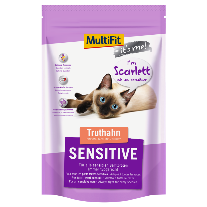 MultiFit Trockenfutter MultiFit It's Me Scarlett Sensitive Truthahn 750 g