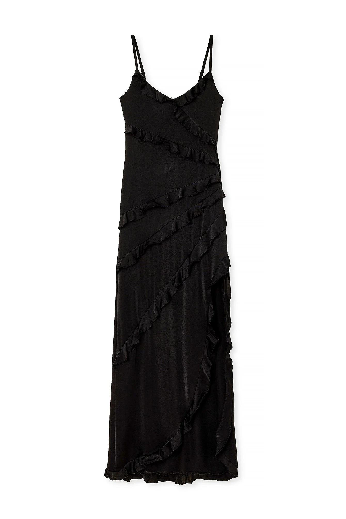 Maxikleid mit Rüschen