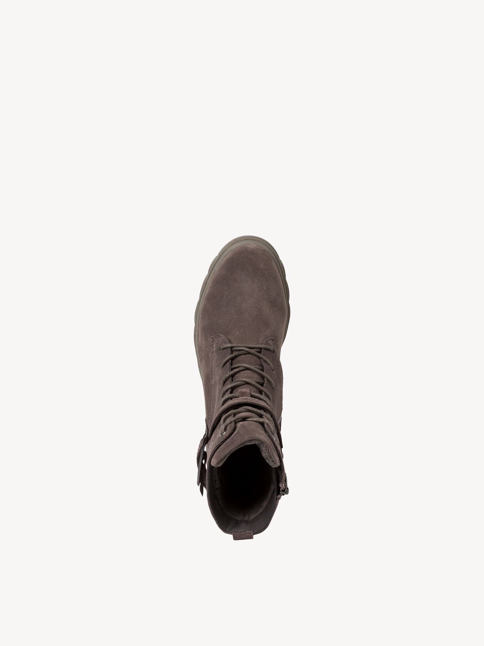 Bottine en cuir - gris