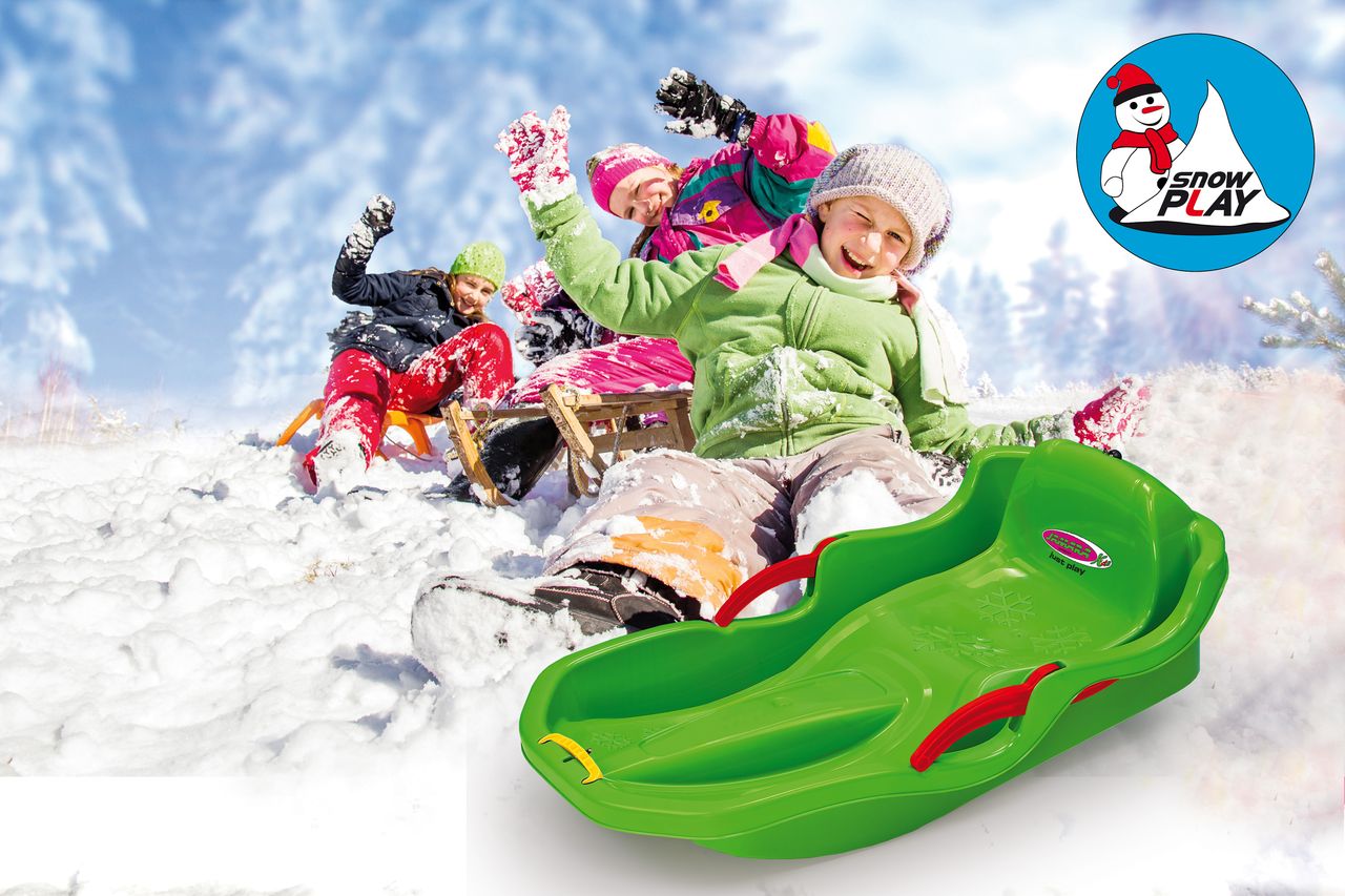 Jamara e.K. JAMARA Snow Play Bob Comfort 80 cm grün mit Bremse