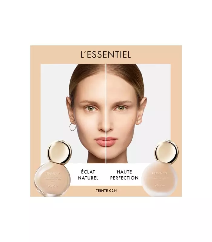 L'ESSENTIEL Fond de teint éclat naturel tenue 16h - IP 20
