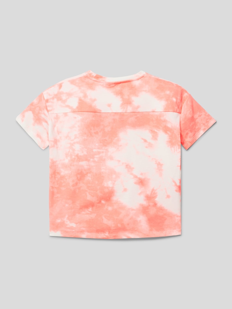 T-Shirt mit Statement-Print Modell 'MARGIN' in dunkelgrau