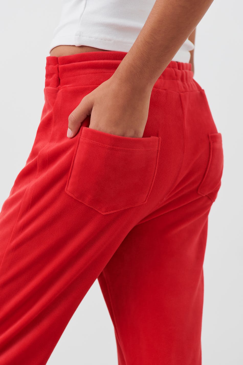 Y velour pants