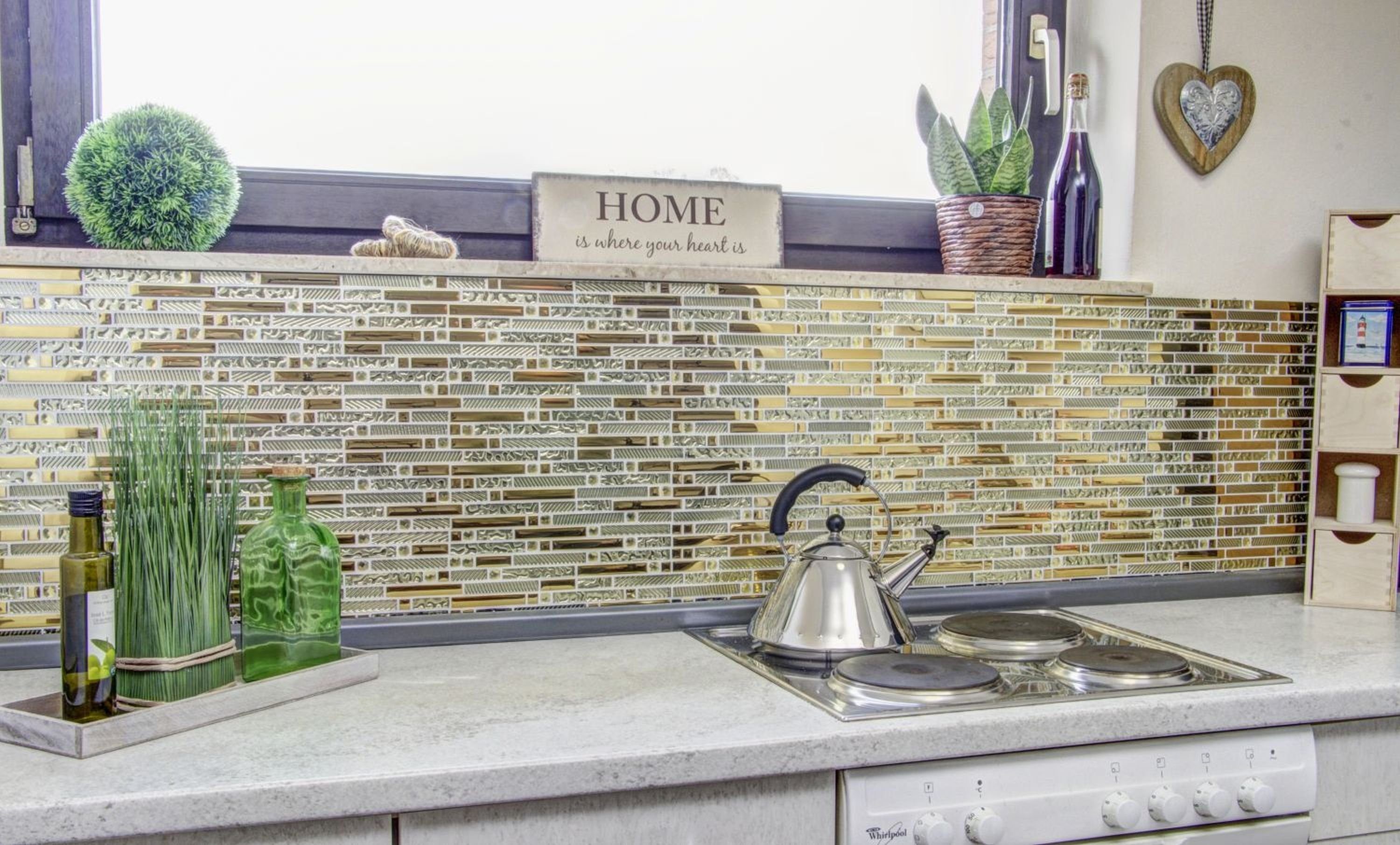 Mosani Mosaikfliesen Glasmosaik Stäbchen Mosaikfliesen Fliesenspiegel Electroplated