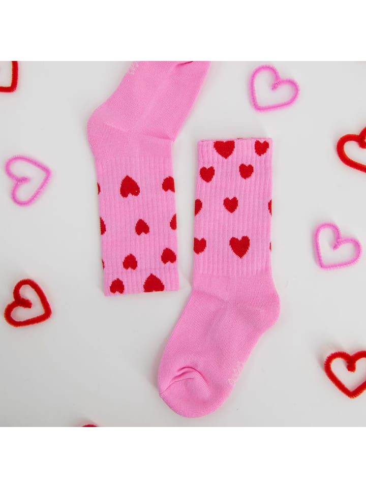 ewers Socken Herzen in ice pink günstig kaufen