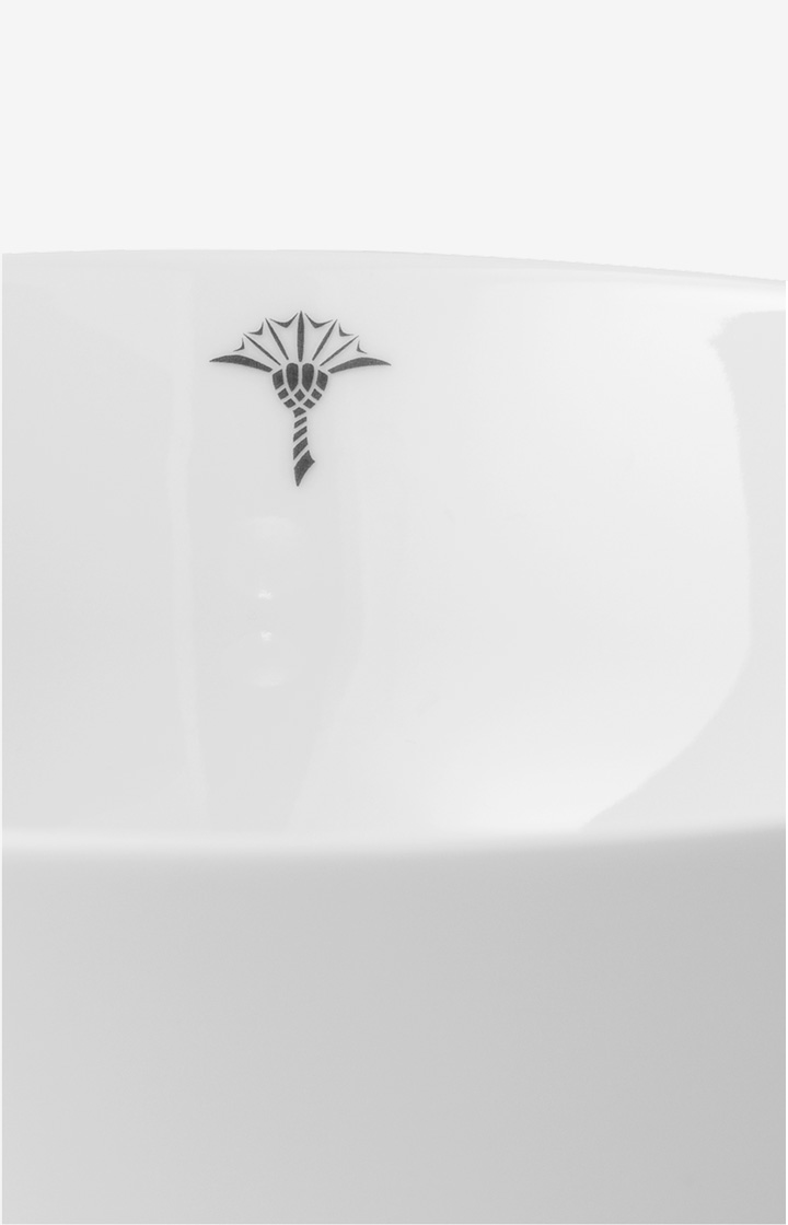 Schale Single Cornflower 16 cm - 2er Set in Weiß - im JOOP!