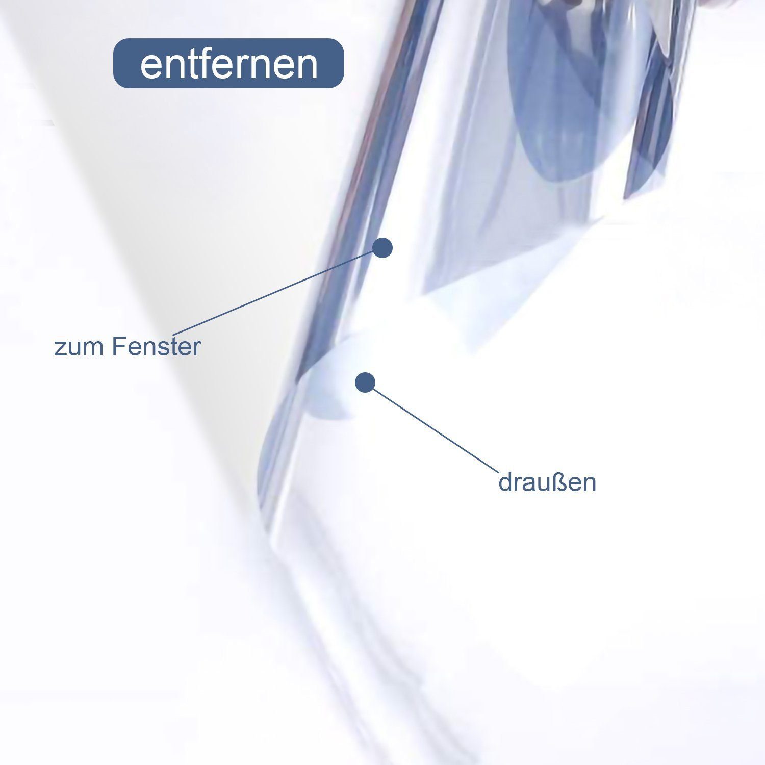 Fensterfolie Sichtschutzfolie Fensterfolie Tönungsfolie Statische, Clanmacy