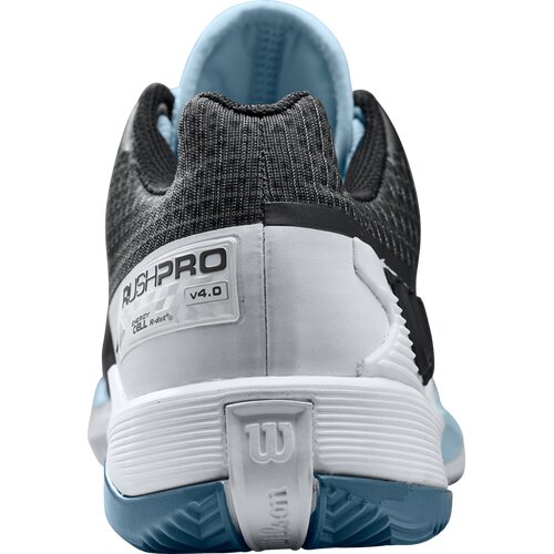 DAMEN TENNISOUTDOORSCHUHE RUSH PRO 4.0 W CLAY BK/WH/CHINA BLUE