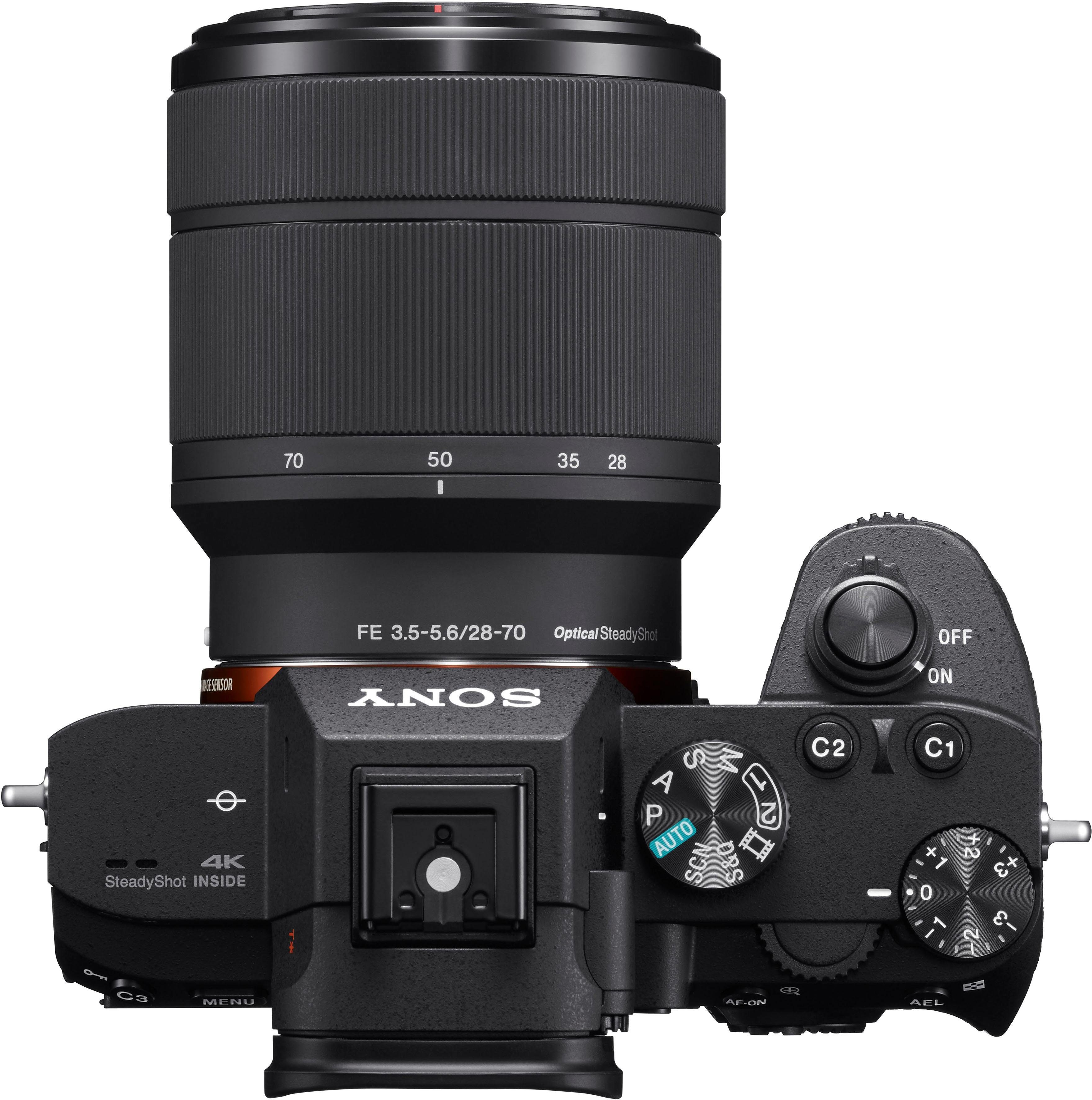 Sony Alpha 7 III ILCE-7M3KB Systemkamera (SEL-2870, 24,2 MP, NFC, WLAN (Wi-Fi)