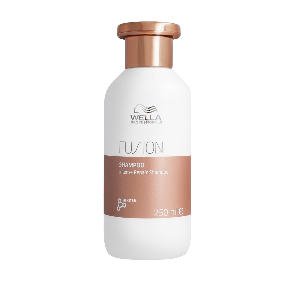 Wella Fusion Shampoing réparation intense pour cheveux abîmés et fragilisés Shampoing