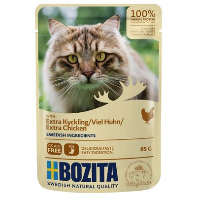 Sparpaket Bozita Häppchen in Soße Pouch 24 x 85 g