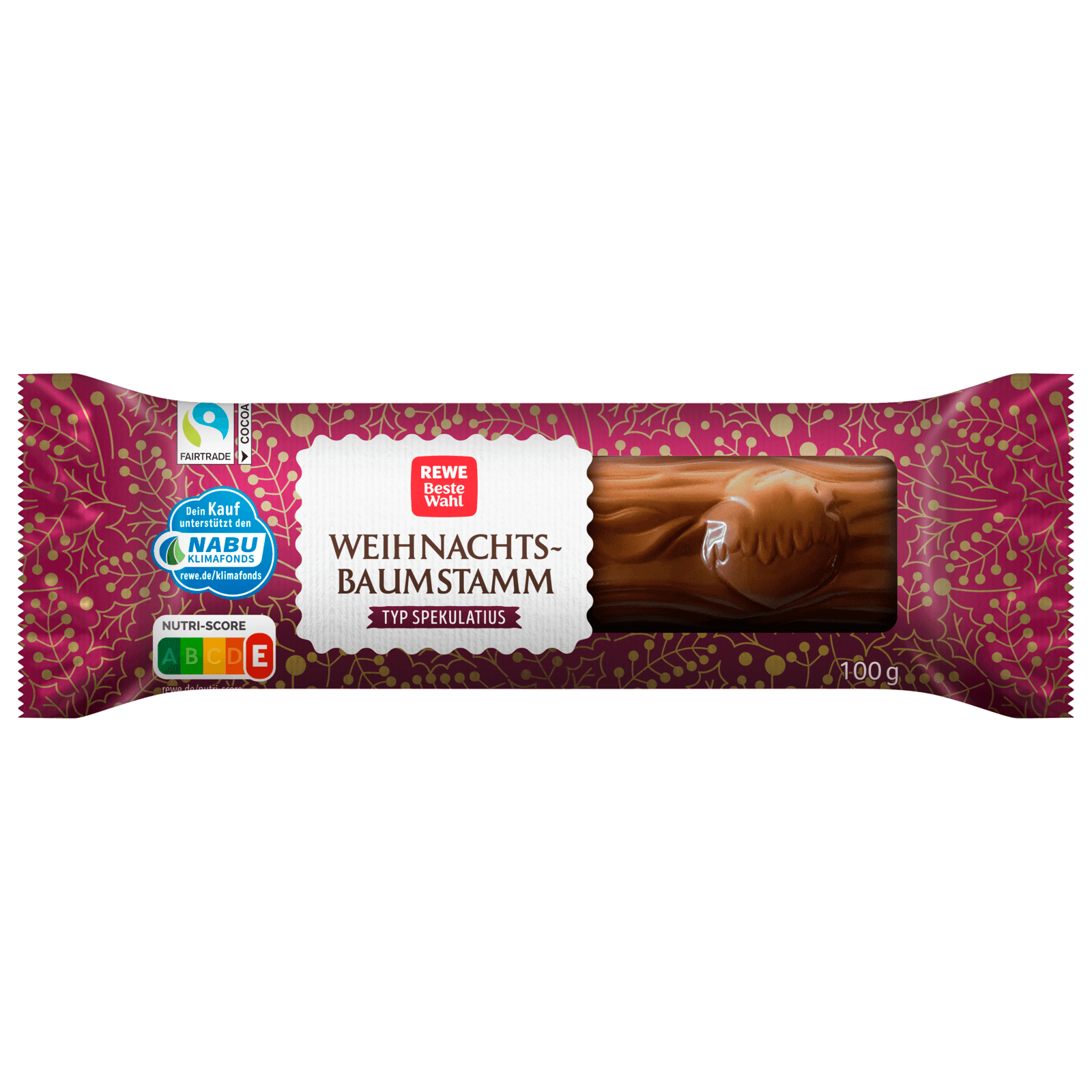 REWE Beste Wahl Weihnachtsbaumstamm Spekulatius 100g