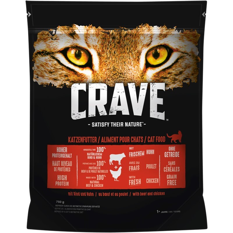 CRAVE Trockenfutter CRAVE Adult 750g