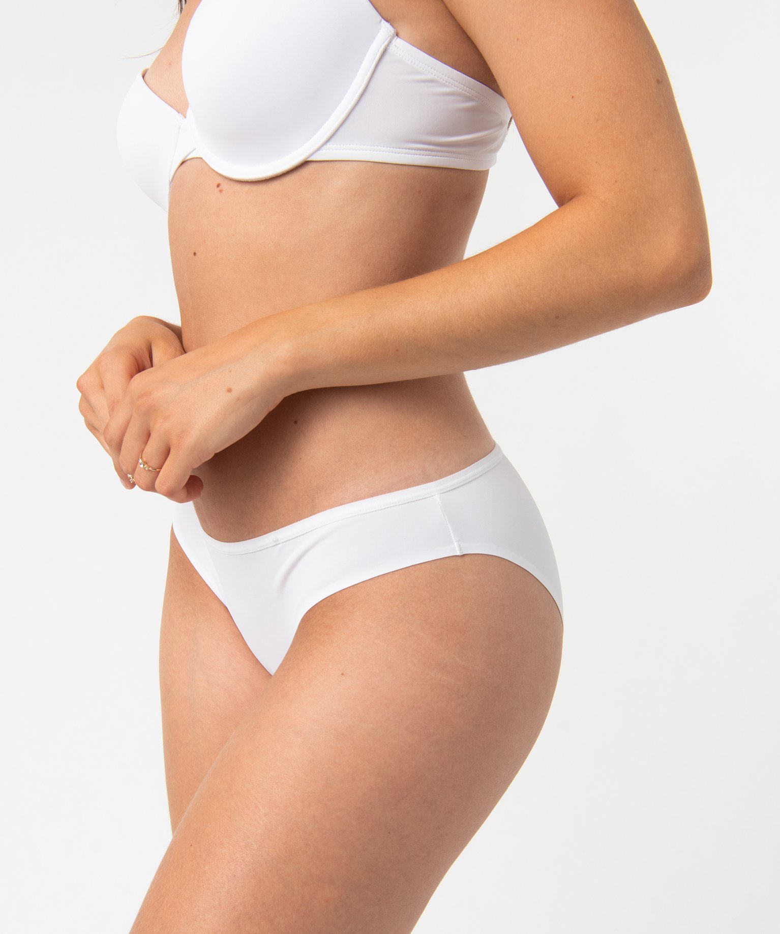 Lot de 2 slips en microfibre blanc | GEMO