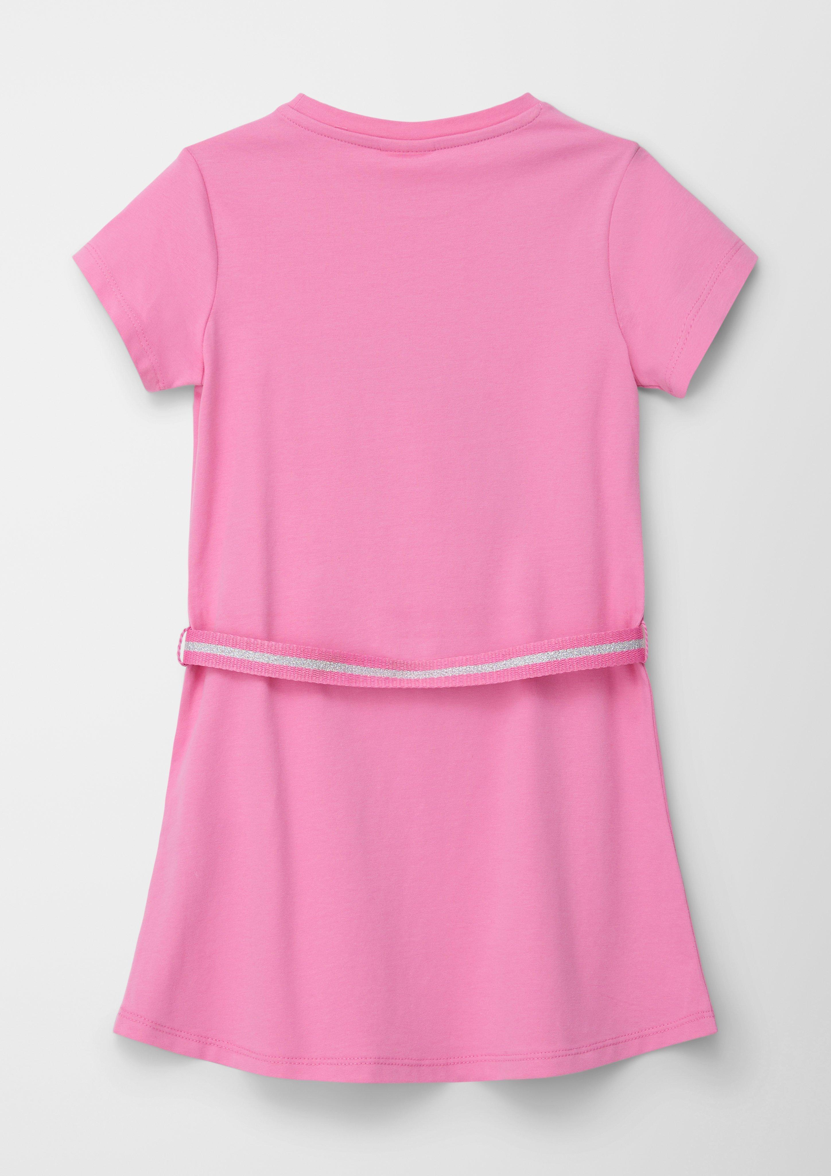 Kleid mit Glitzer-Gürtel  2130552-4419