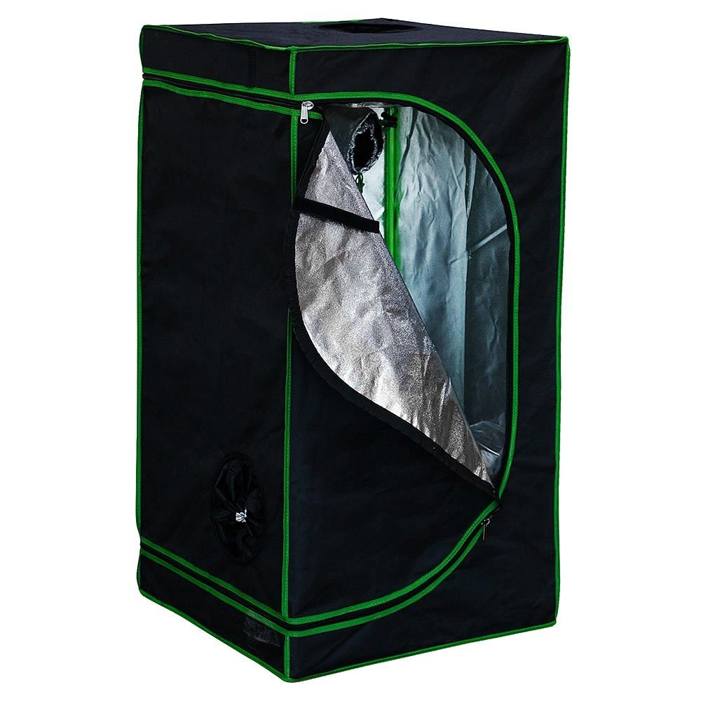 Mucola Gewächshaus Growbox Indoor Gewächshaus Pflanzenzelt Zuchtzelt Growroom Darkroom, 99,9 % lichtundurchlässig